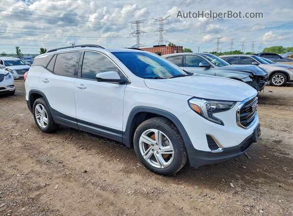 3GKALTEX1JL368327 2018 GMC TERRAIN White Przód prawy