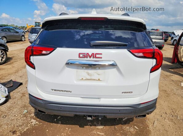 3GKALTEX1JL368327 2018 GMC TERRAIN White Widok z tyłu