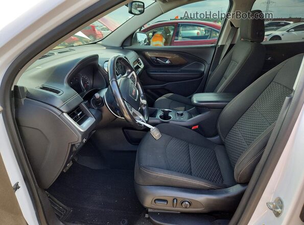 3GKALTEX1JL368327 2018 GMC TERRAIN White Widok wnętrza z przodu