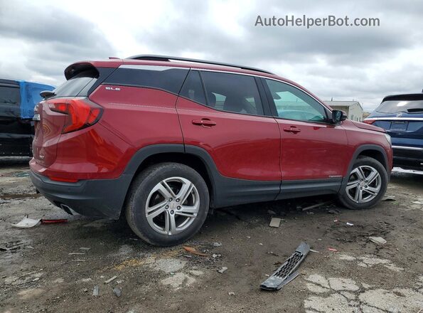3GKALTEX1JL369624 2018 GMC TERRAIN Red Задня права чверть