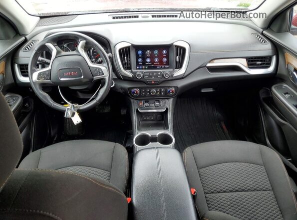 3GKALTEX1JL369624 2018 GMC TERRAIN Red Вид панелі приладів