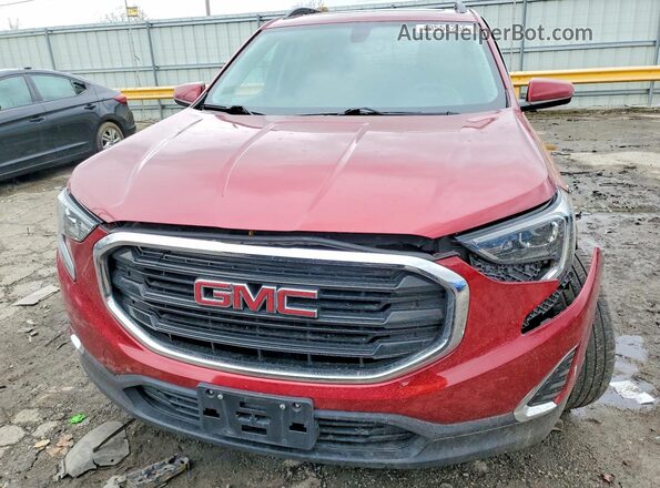 3GKALTEX1JL369624 2018 GMC TERRAIN Red Вид спереду