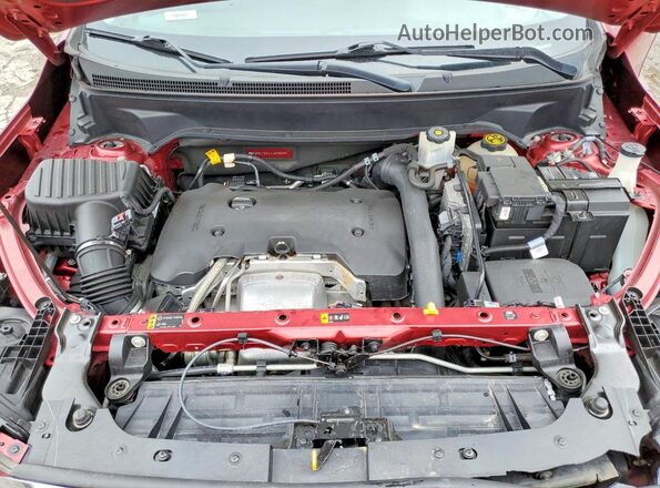 3GKALTEX1JL369624 2018 GMC TERRAIN Red Вид підкапотного простору