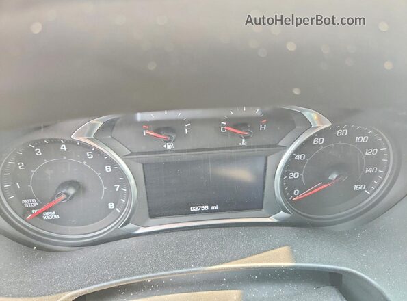 3GKALTEX1KL228666 2019 GMC TERRAIN Gray Vista del cuadro de instrumentos