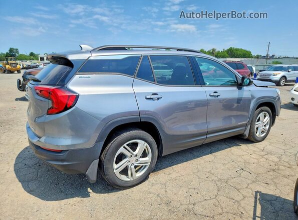 3GKALTEX1KL228666 2019 GMC TERRAIN Gray Trasero derecho