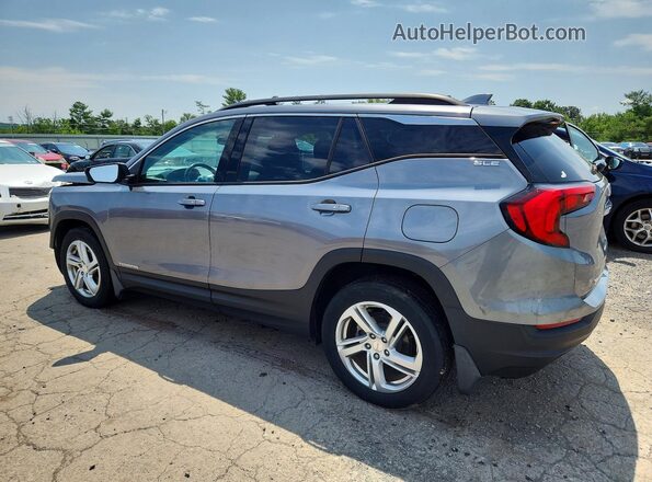 3GKALTEX1KL228666 2019 GMC TERRAIN Gray Trasero izquierdo