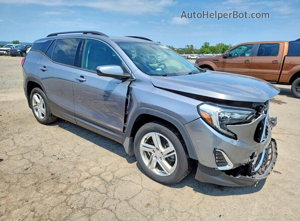 3GKALTEX1KL228666 2019 GMC TERRAIN Gray Delantero derecho