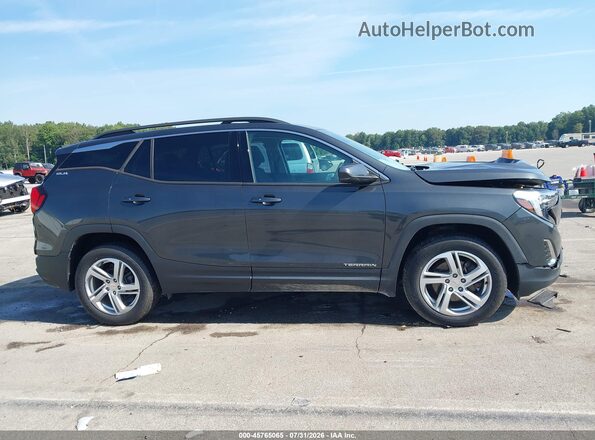 3GKALTEX3JL218512 2018 GMC TERRAIN Серый Вид задней части салона