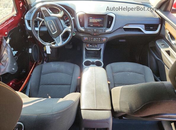 3GKALTEX5JL336738 2018 GMC TERRAIN Red Widok deski rozdzielczej
