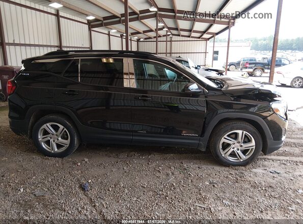 3GKALTEX6JL214826 2018 GMC TERRAIN Black Вид задньої частини салону