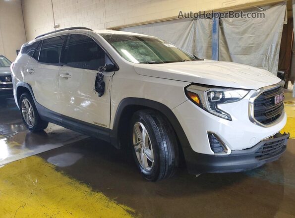 3GKALTEX6JL302744 2018 GMC TERRAIN White Front right