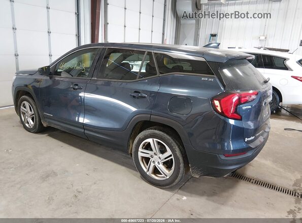 3GKALTEX7JL129851 2018 GMC TERRAIN Blue უკანა მარცხენა