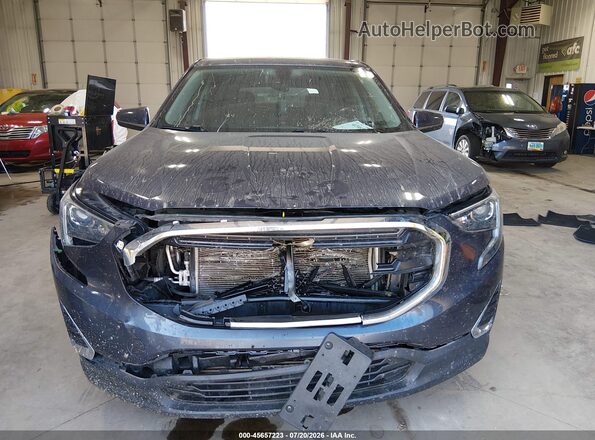 3GKALTEX7JL129851 2018 GMC TERRAIN Blue ხელსაწყოთა პანელის ხედი