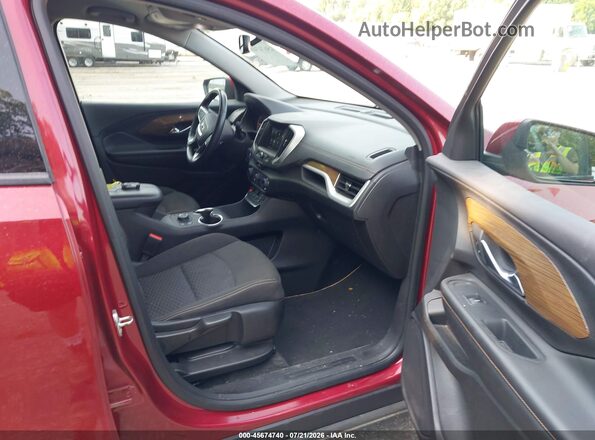 3GKALTEX7JL260357 2018 GMC TERRAIN Maroon წინა სალონის ხედი