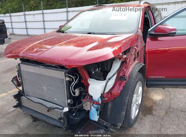 3GKALTEX7JL260357 2018 GMC TERRAIN Maroon წინა ხედი