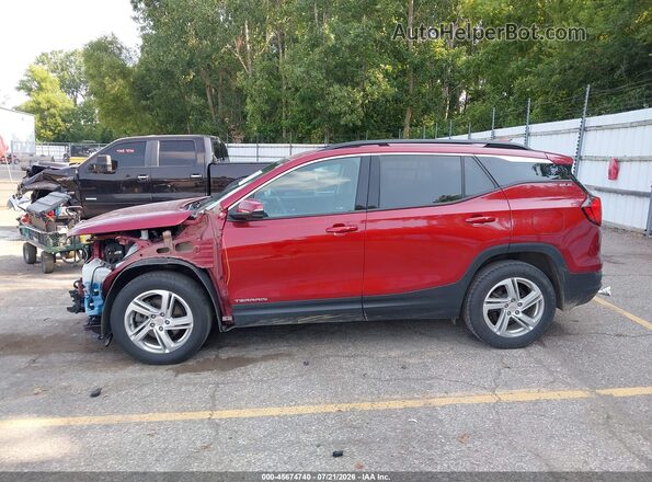 3GKALTEX7JL260357 2018 GMC TERRAIN Maroon სალონის 360-გრადუსიანი ხედი