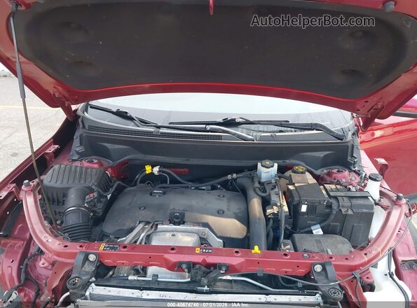 3GKALTEX7JL260357 2018 GMC TERRAIN Maroon უკანა ხედი