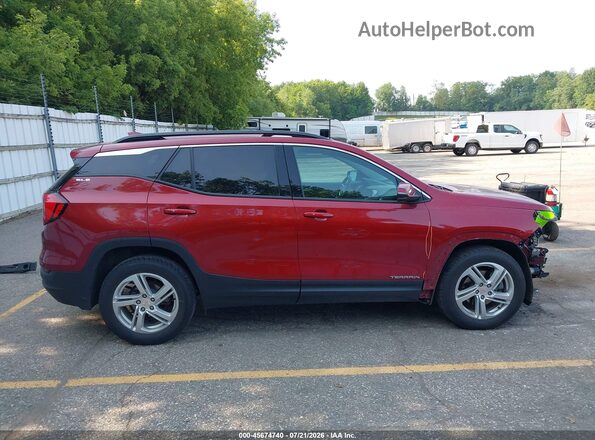3GKALTEX7JL260357 2018 GMC TERRAIN Maroon უკანა სალონის ხედი