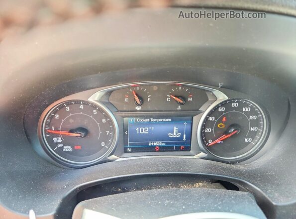 3GKALTEX7KL231412 2019 GMC TERRAIN Серый Вид щитка приборов
