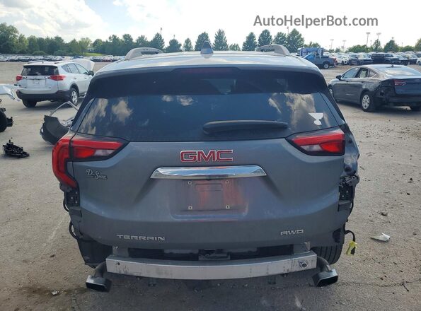 3GKALTEX9JL161152 2018 GMC TERRAIN Gray Հետևի տեսք