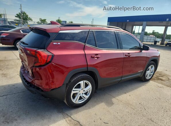 3GKALTEXXJL318347 2018 GMC TERRAIN Красный Задняя правая четверть