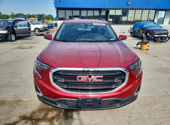 3GKALTEXXJL318347 2018 GMC TERRAIN Красный Вид спереди