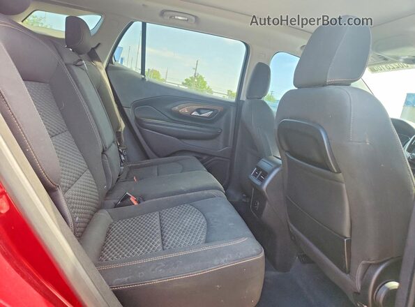 3GKALTEXXJL318347 2018 GMC TERRAIN Красный Вид задней части салона