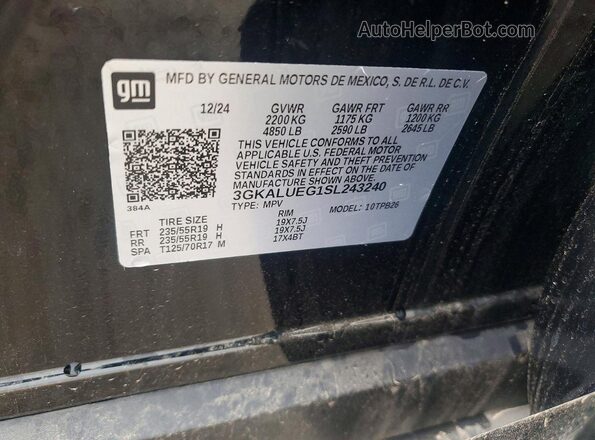 3GKALUEG1SL243240 2025 GMC TERRAIN Black 360 interior view