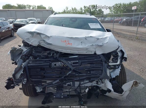3GKALUEG1TL459154 2026 GMC TERRAIN White Instrument cluster view