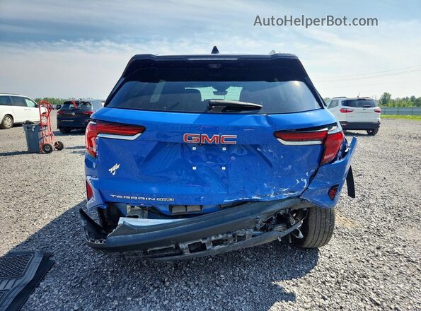 3GKALUEG4SL268133 2025 GMC TERRAIN Синий Вид сзади