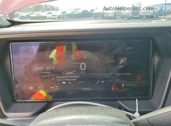 3GKALUEG4TL120632 2026 GMC TERRAIN Темно-бордовый Вид щитка приборов