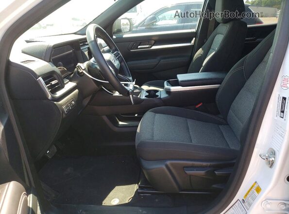 3GKALUEG6SL256341 2025 GMC TERRAIN White Widok wnętrza z przodu
