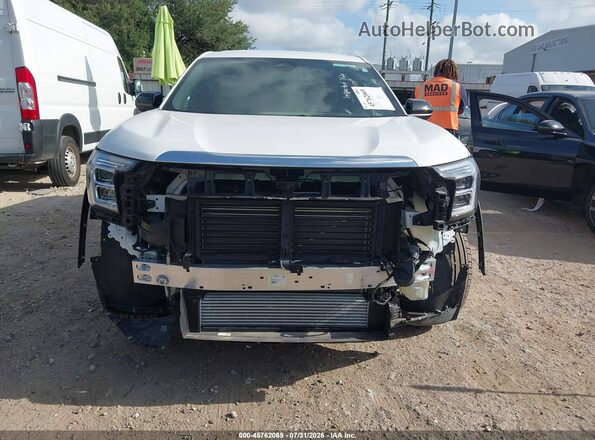 3GKALUEG8SL264649 2025 GMC TERRAIN White Вид щитка приладів