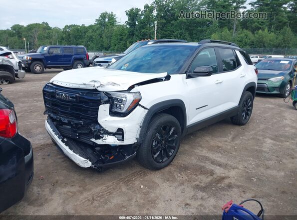 3GKALUEG8TL501075 2026 GMC TERRAIN White Առջևի ձախ երեք քառորդ տեսարան