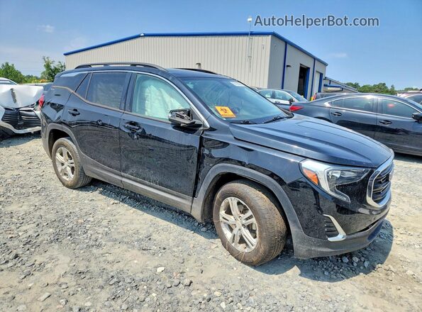 3GKALUEU1JL169855 2018 GMC TERRAIN Черный Передняя правая четверть