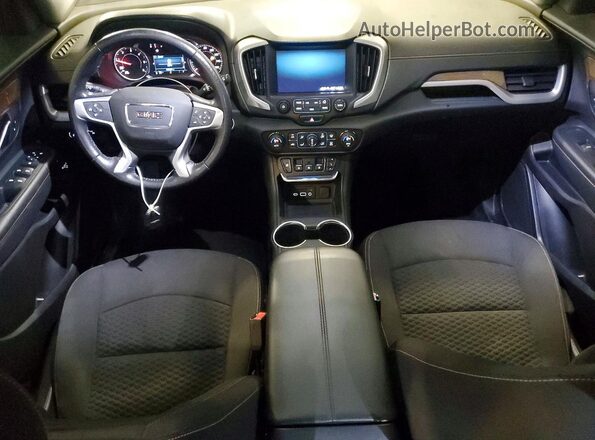 3GKALUEU2JL252260 2018 GMC TERRAIN Черный Вид панели приборов