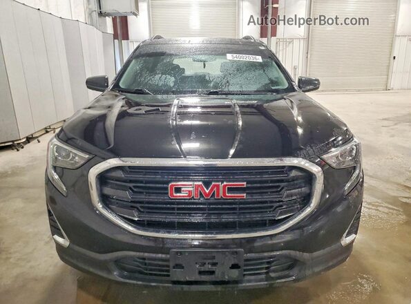 3GKALUEU2JL252260 2018 GMC TERRAIN Черный Вид спереди