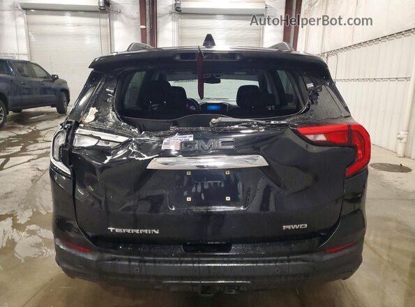 3GKALUEU2JL252260 2018 GMC TERRAIN Черный Вид сзади