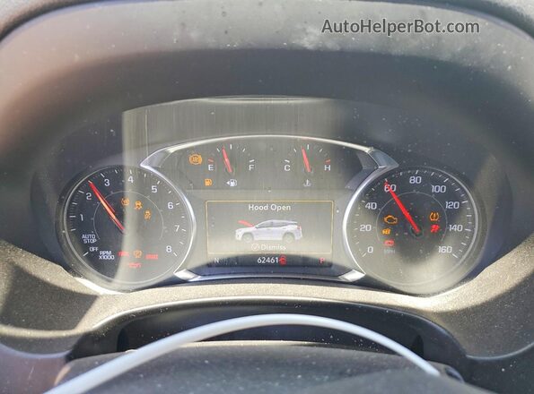 3GKALVEG0RL378709 2024 GMC TERRAIN White Instrument cluster view