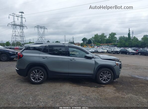 3GKALVEG1PL225592 2023 GMC TERRAIN Gray Вид задньої частини салону