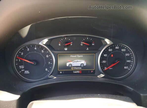 3GKALVEG2RL256109 2024 GMC TERRAIN Blue Սարքավորումների վահանակի տեսք