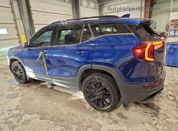3GKALVEG3PL187217 2023 GMC TERRAIN Blue Tył lewy