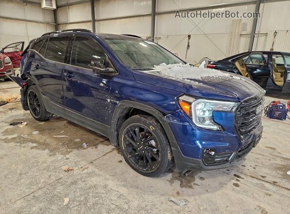 3GKALVEG3PL187217 2023 GMC TERRAIN Blue Przód prawy