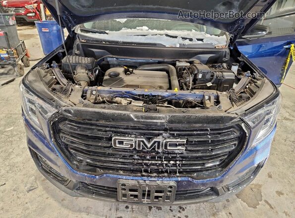 3GKALVEG3PL187217 2023 GMC TERRAIN Blue Widok komory silnika
