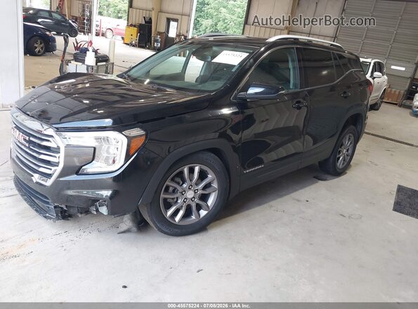 3GKALVEG3RL148579 2024 GMC TERRAIN Black წინა მარცხენა ხედი სამი მეოთხედიდან