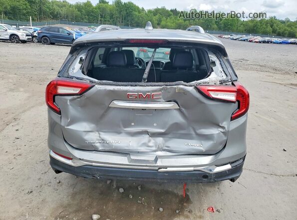 3GKALVEG7PL158402 2023 GMC TERRAIN Silver Вид ззаду