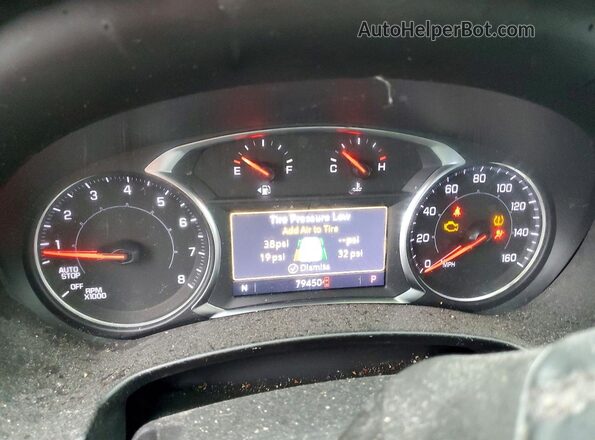 3GKALVEG7PL158402 2023 GMC TERRAIN Silver Вид щитка приладів