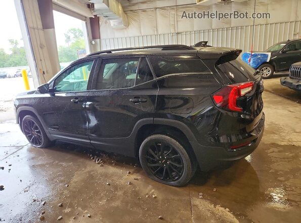3GKALVEG7PL204505 2023 GMC TERRAIN Черный Задняя левая четверть