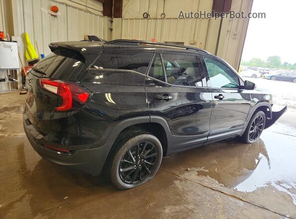 3GKALVEG7PL204505 2023 GMC TERRAIN Черный Задняя правая четверть