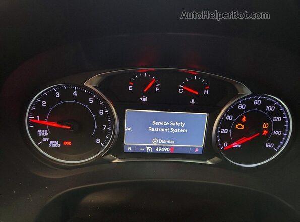 3GKALVEG7PL204505 2023 GMC TERRAIN Черный Вид щитка приборов